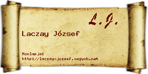 Laczay József névjegykártya